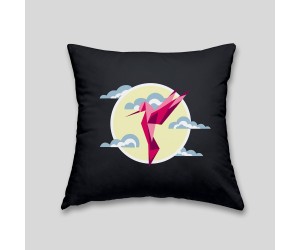 Hummingbird cushion